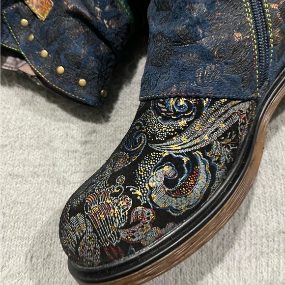 L'ARTISTE BY SPRING STEP Success Navy Boots - Picture 11 of 16